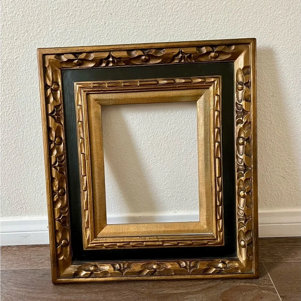 Elegant Gold and Black Decorative Frame 15.5/17.5 inches